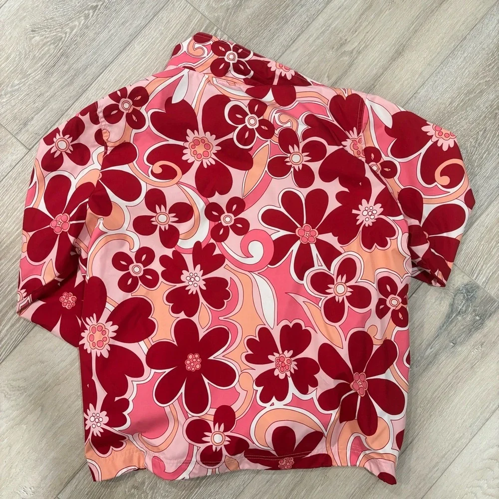 Vintage Catalina Floral Wind Breaker - Picture 4 of 4